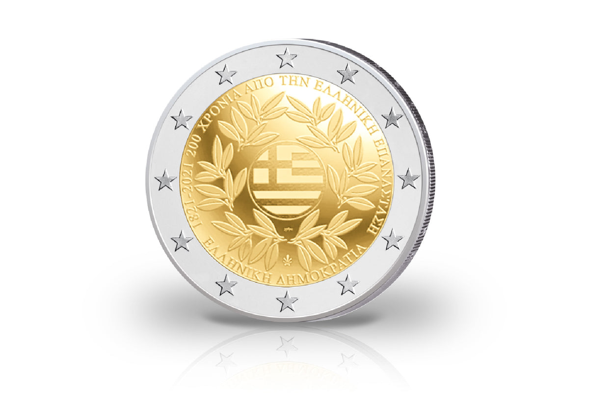 2 Euro 2021 Grèce 200 ans de la révolution grecque