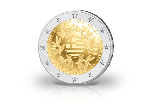 2 Euro 2021 Grèce 200 ans de la révolution grecque