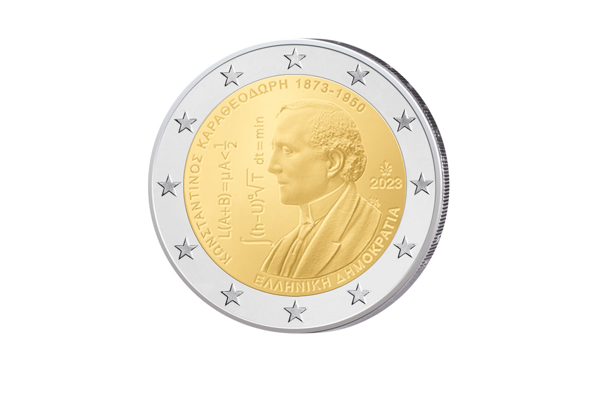 2 Euro 2023 Grèce 150e anniversaire de Constantin Carathéodory