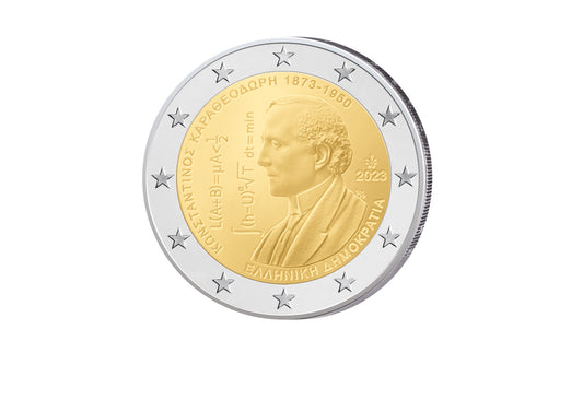 2 Euro 2023 Grèce 150e anniversaire de Constantin Carathéodory