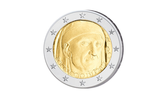 2 Euro 2013 Italie 700e anniversaire de Giovanni Boccaccio