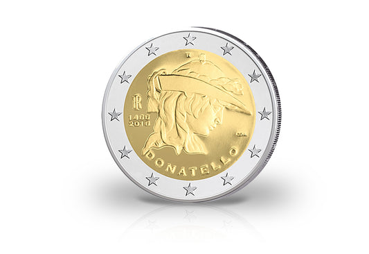 2 Euro 2016 Italie 550e anniversaire de la mort de Donatello