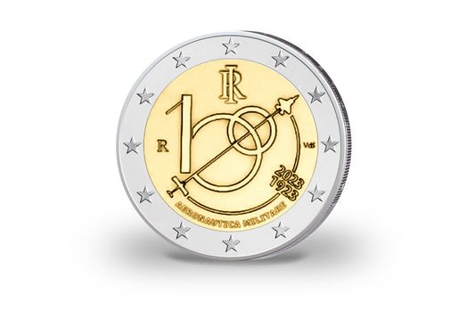 2 Euro 2023 Italie 100 ans de l'Armée de l'Air italienne