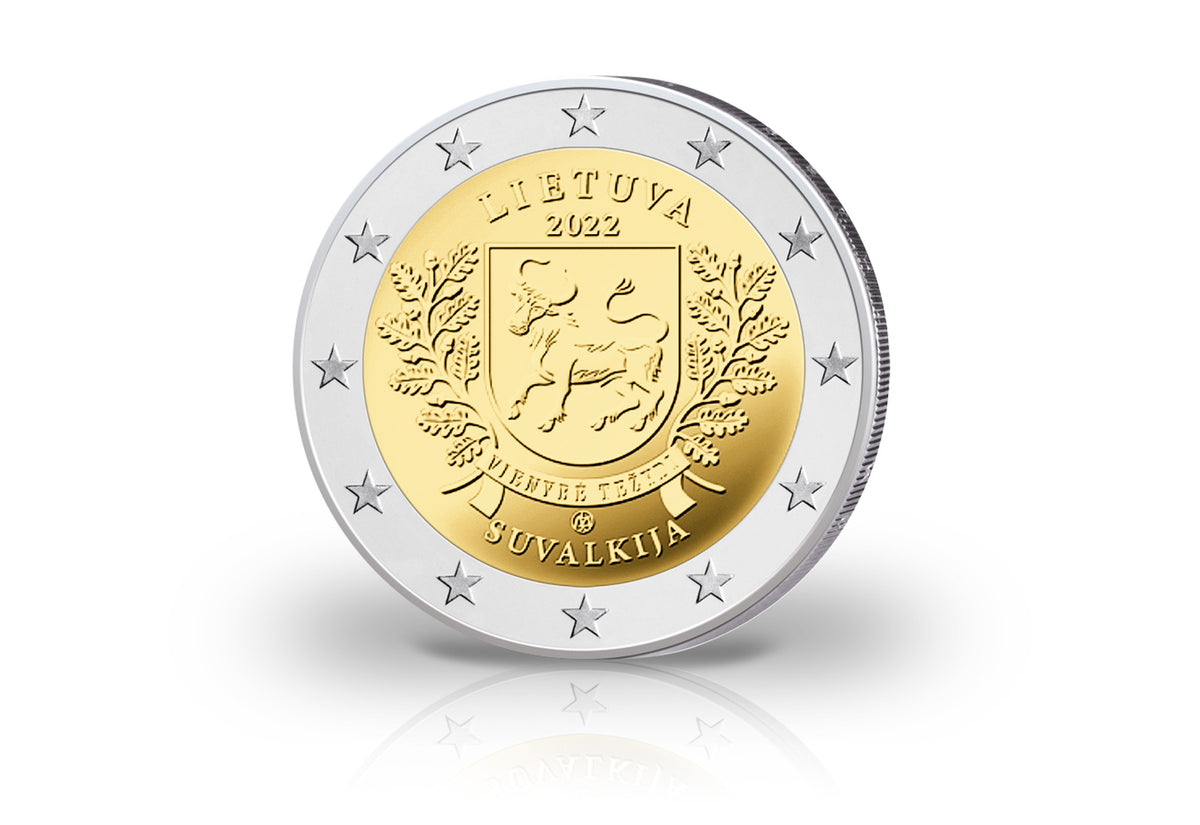 2 Euro 2022 Lituanie Région Ethnographique Suvalkija