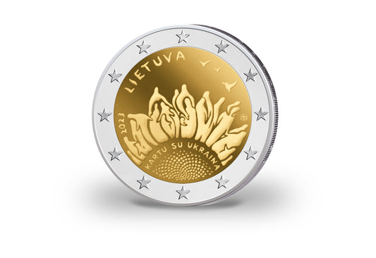 2 Euro 2023 Lituanie et Ukraine