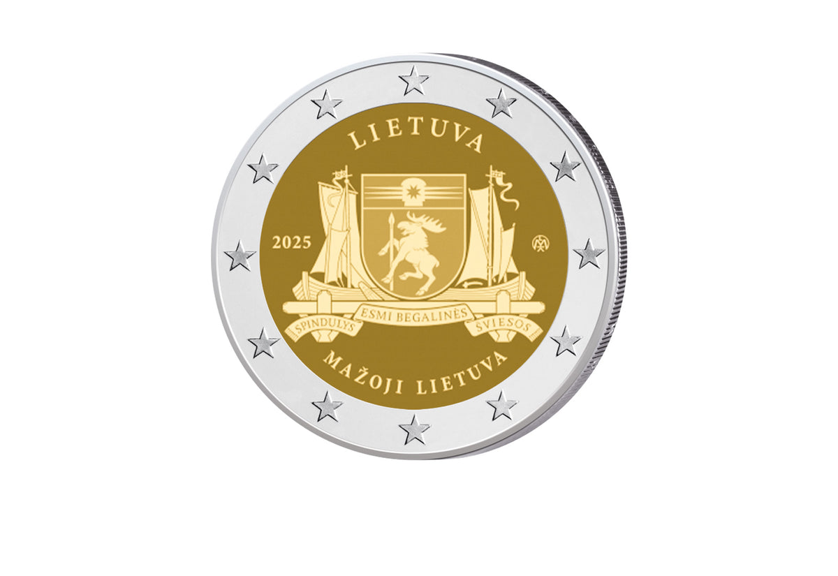 2 Euro 2025 Lituanie Mazoji Lietuva bfr.