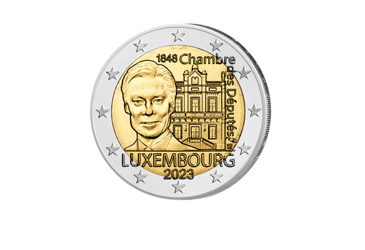 2 euros 2023 Luxembourg 175 ans de la Chambre des députés et 1ère Constitution