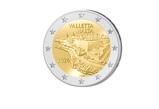 2 Euro 2026 Malte La Valette Série : Villes fortifiées