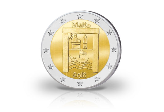 Patrimoine culturel de Malte 2 Euro 2018