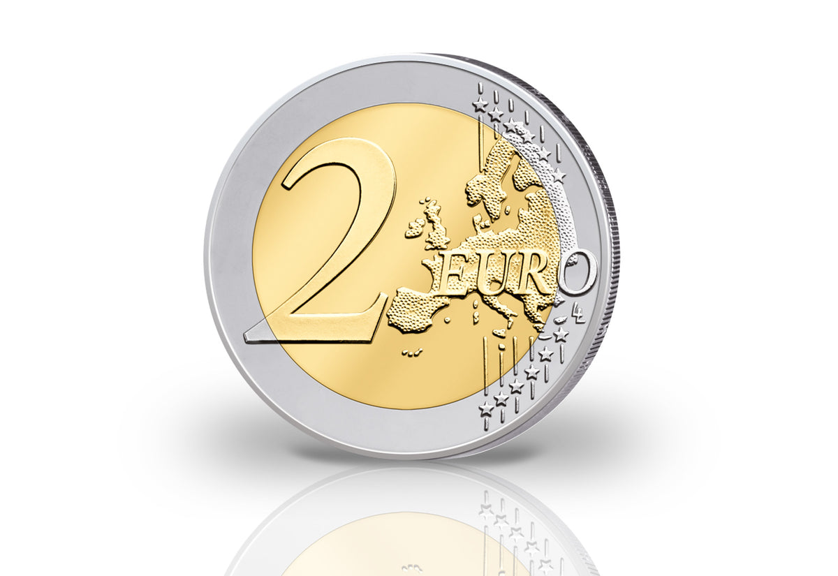 2 euros 2022 Malte 35e anniversaire du programme Erasmus avec un motif en couleur