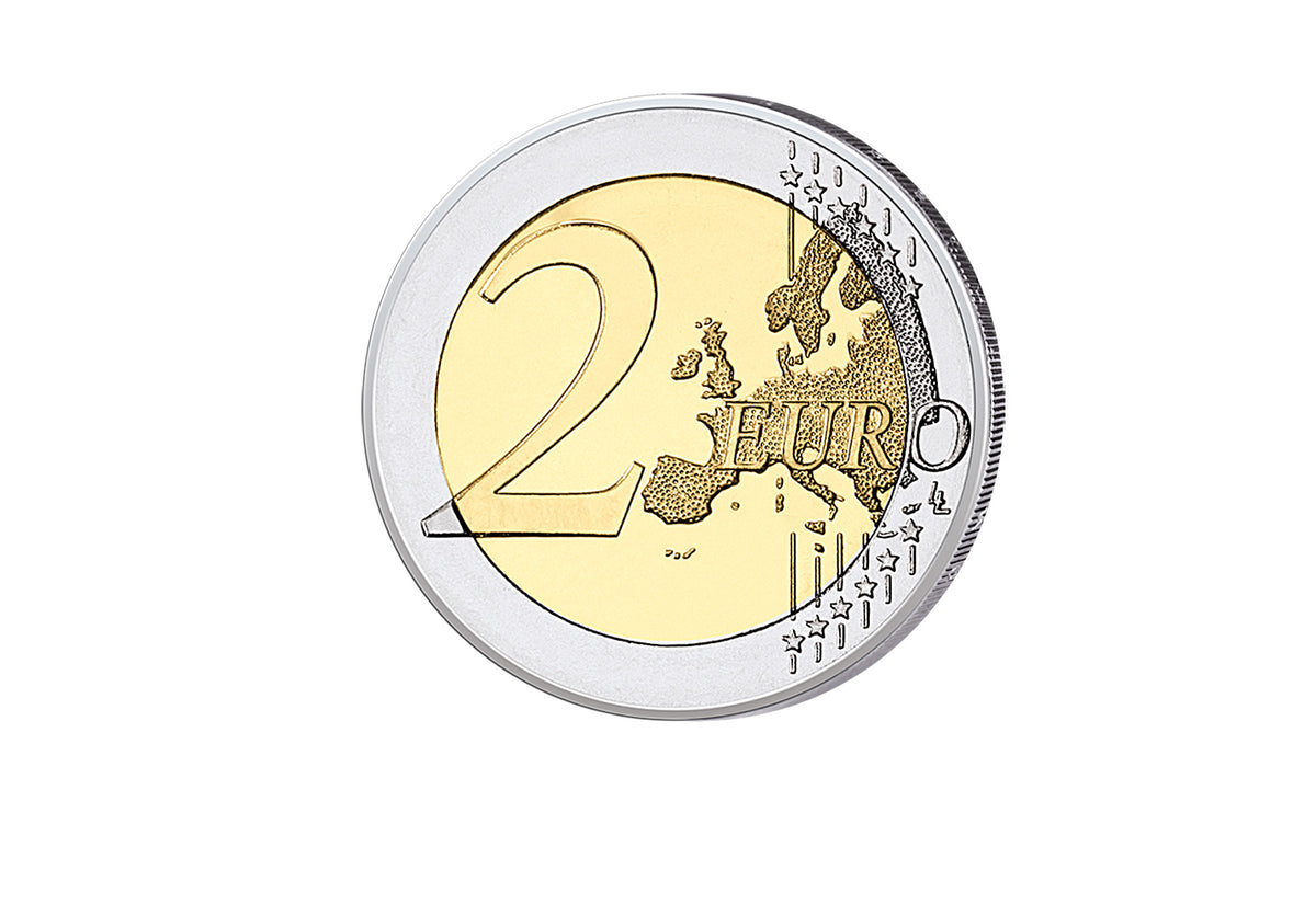 2 euros 2012 Pays-Bas 10 ans espèces bfr.