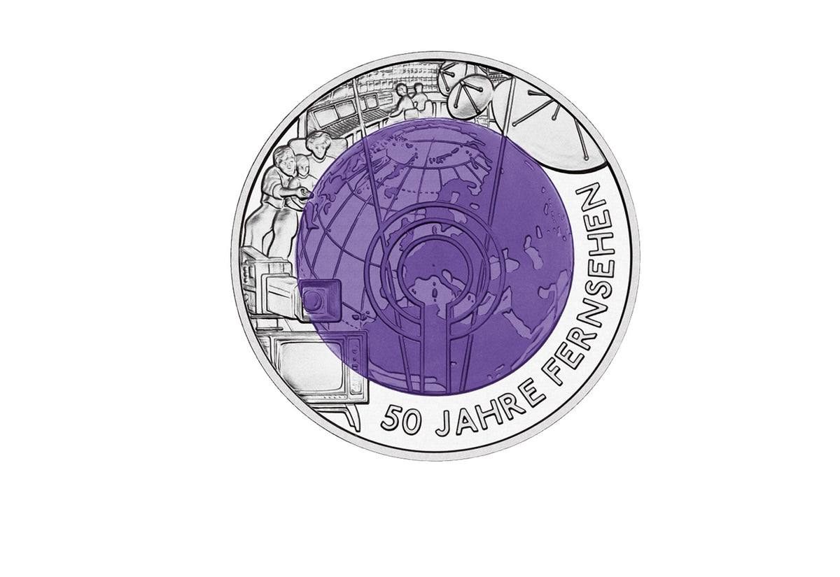 25 euros 2005 Autriche 50 ans de télévision hgh