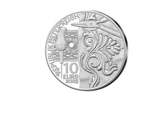 Pièce de 10 euros en argent 2025 Autriche - Déguisement en cuir hgh