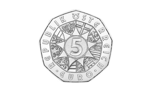 Pièce de 5 euros en argent 2026 Autriche - Le Trio des Lièvres de Dürer - Pièce de Pâques