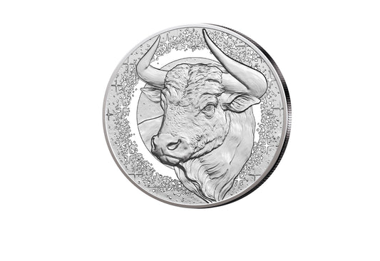 Pièce de 20 euros en argent 2026 Autriche Taureau - Série Constellation
