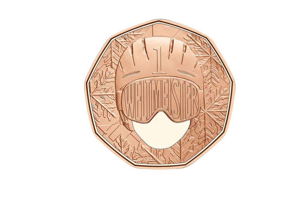 5 euros cuivre 2024 Autriche Saalbach 2025 bfr.
