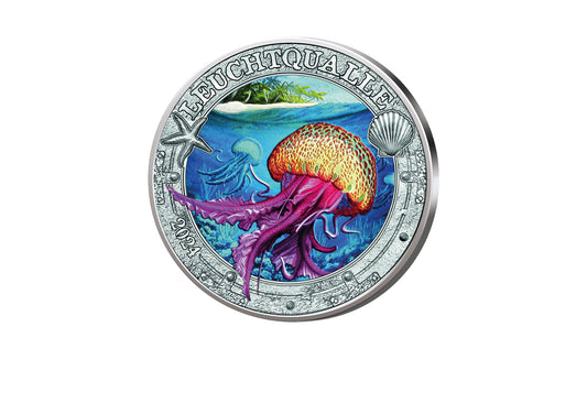 3 Euro 2024 Autriche Méduse Luminescente bfr.