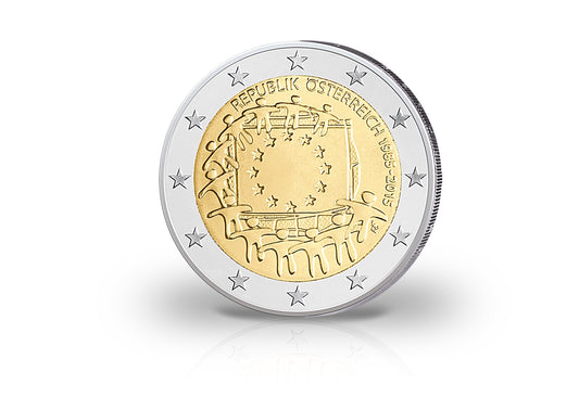 2 Euro 2015 Autriche 30 ans du drapeau européen