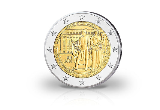 2 euros 2016 Autriche 200 ans de la Banque nationale autrichienne