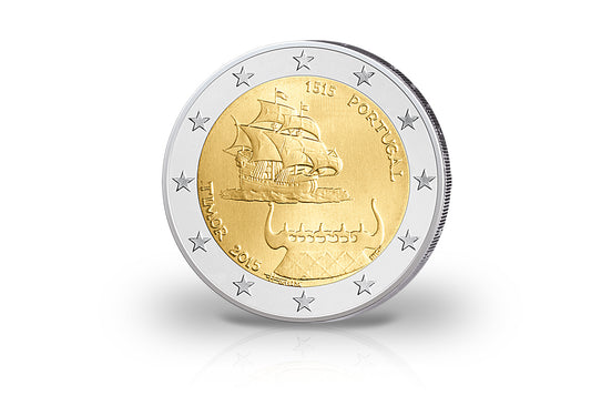 2 euros 2015 Portugal 500e anniversaire de la découverte du Timor