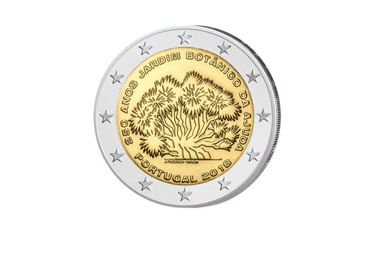2 Euro 2018 Portugal 250ème Anniversaire du Jardin Botanique d'Ajuda