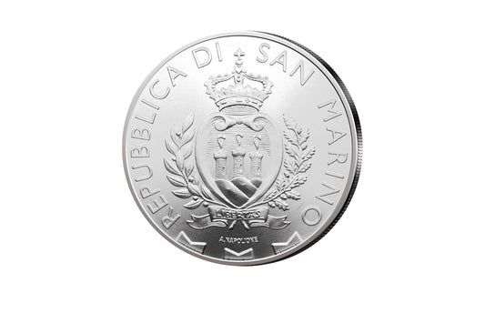 Pièce de 5 euros 2026 Saint-Marin Faucon pèlerin 1 oz argent