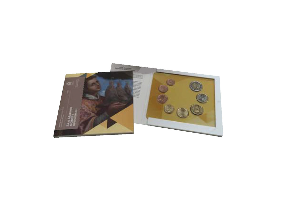 Coffret de pièces de Saint-Marin 2017 sous blister