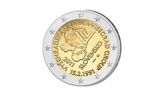 2 Euro 2011 Slovaquie Accord de Visegrád bfr