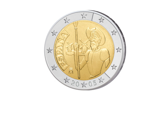 2 Euro 2005 Espagne Don Quichotte