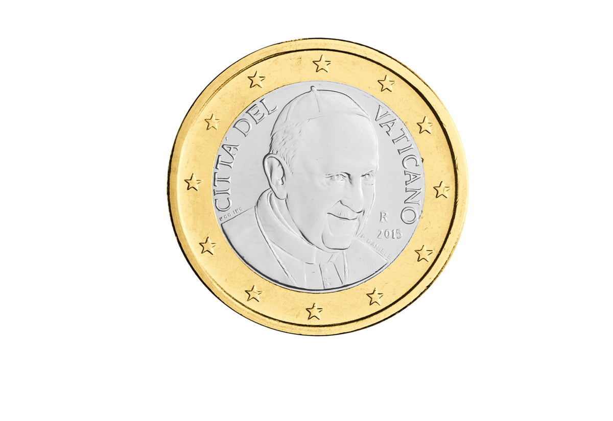 1 Euro 2015 Vatican Pape François st