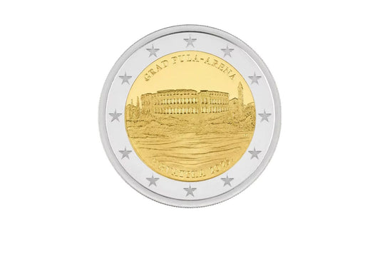 2 Euro Pula Arena 2025 Croatie Villes